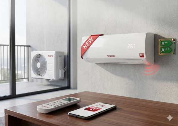 Climatizzatore ZENITH ZCLI09 Inverter 9000 BTU Wi-Fi Integrato - Classe A++/A+++