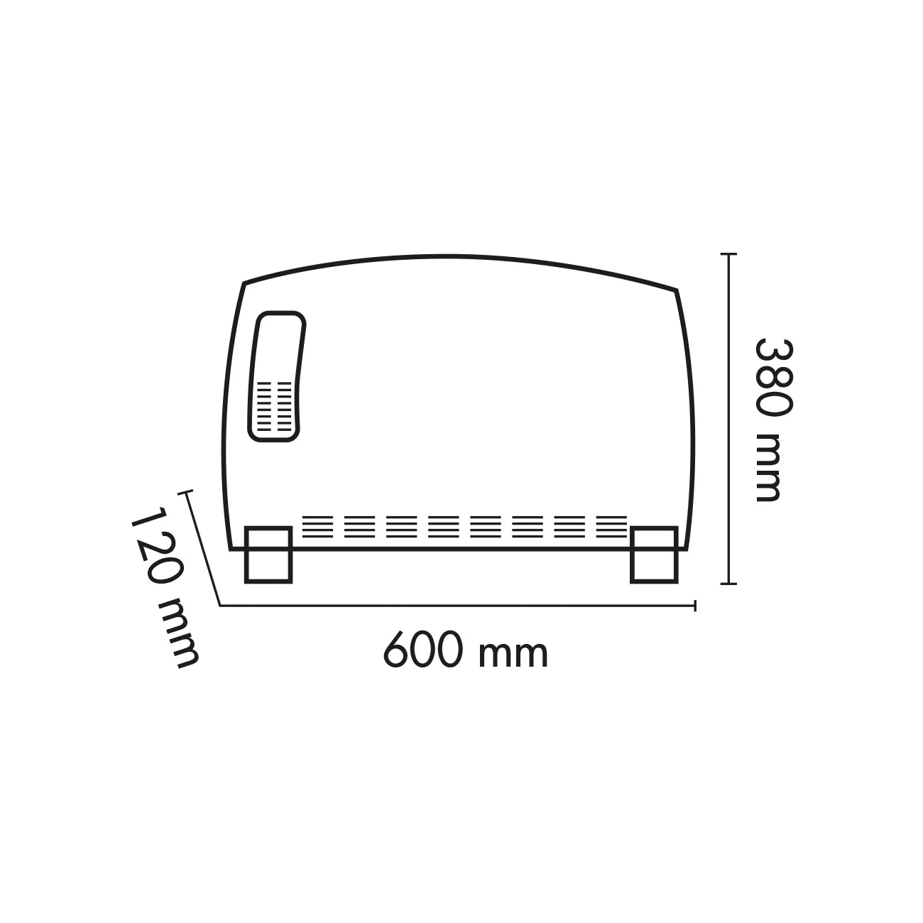 Termoconvettore Elettrico Argo Jazz (Cod. 191061054) – Comfort Immediato in Casa e Ufficio