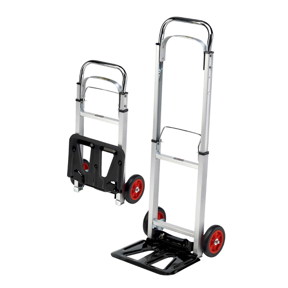 Carrello Pieghievole in Alluminio Kombo 90 kg – Richiudibile, Leggero e Salvaspazio
