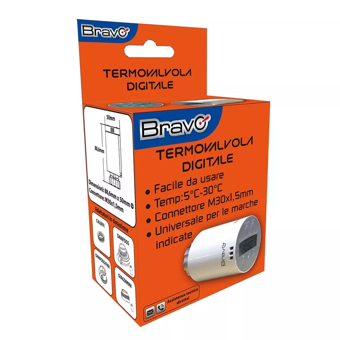 Valvola Termostatica Digitale Programmabile Mod. 93003104